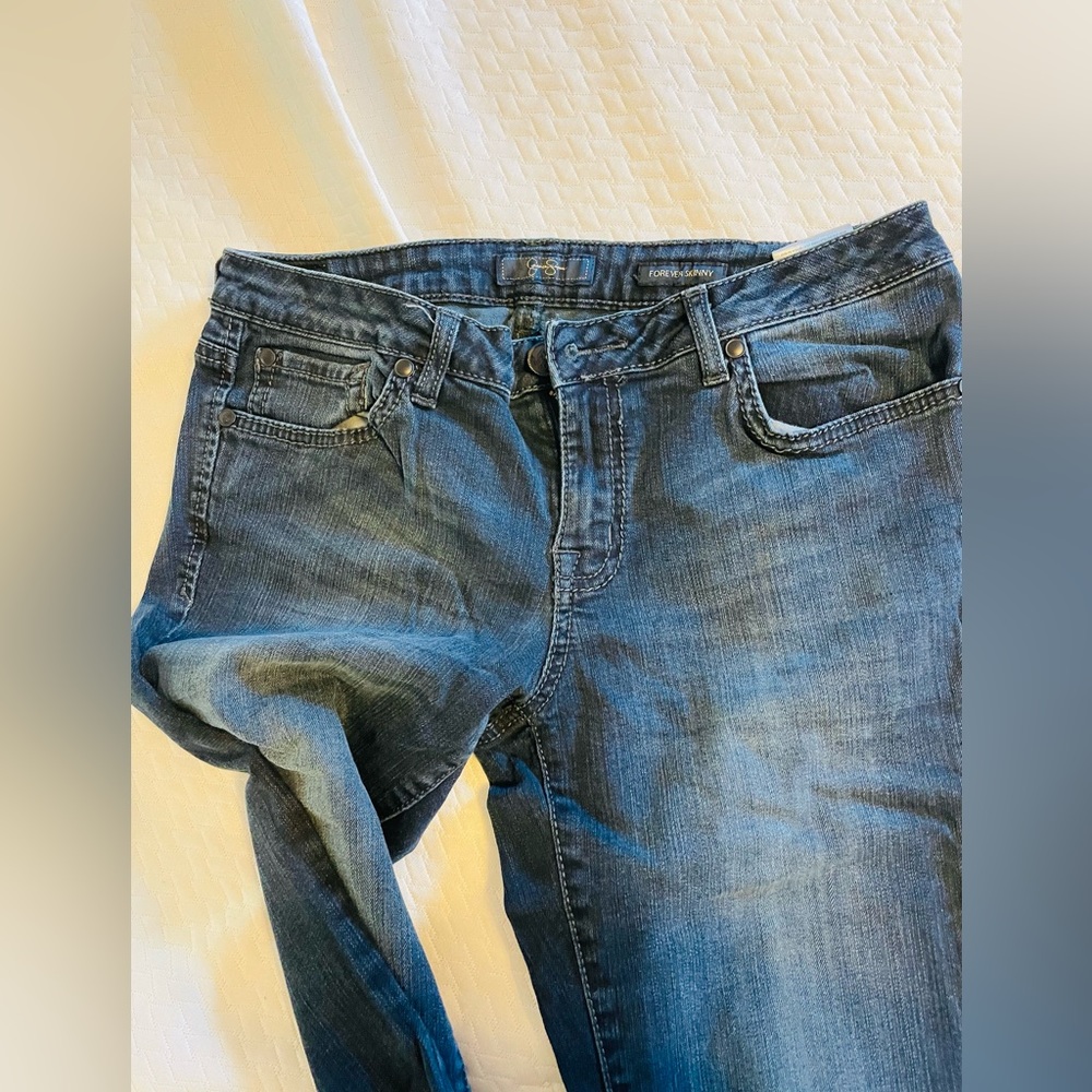 Jessica Simpson Forever Skinny DARK denim jean.